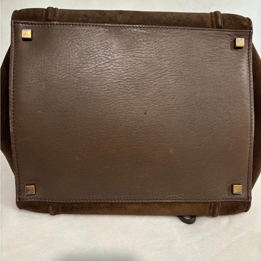 Celine Luggage Phantom Suede Tote Bag - Picture 5 of 16